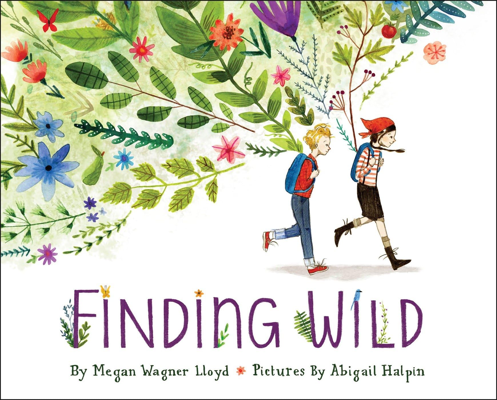 Finding Wild book cover with two children exploring nature